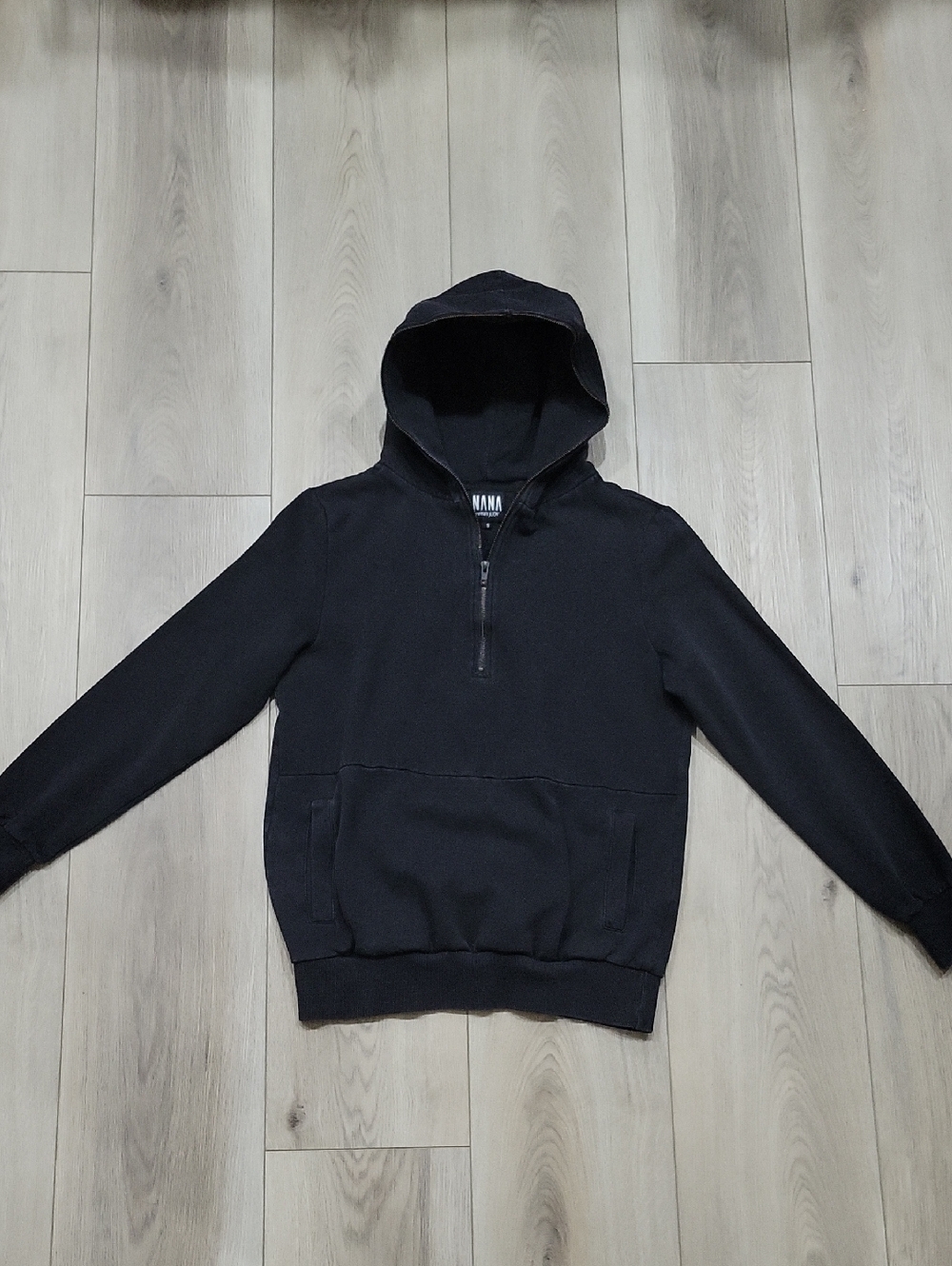 nANA judy Black Half-Zip Hoodie